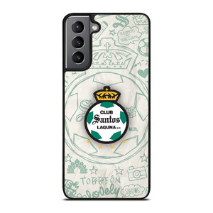 CLUB SANTOS LAGUNA SCRIBBLE LOGO Samsung Galaxy S21 Plus Case Cover