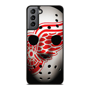DETROIT RED WINGS JASON VOORHEES MASK Samsung Galaxy S21 Plus Case Cover