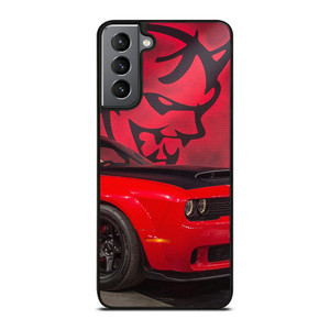 DODGE HELLCAT CAR LOGO Samsung Galaxy S21 Plus Case Cover DODGE HELLCAT CAR LOGO Samsung Galaxy S21 Plus Case Cover