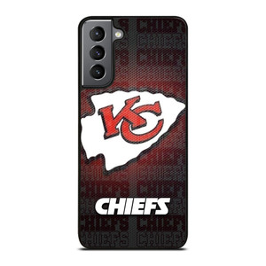 KANSAS CITY CHIEFS METAL Samsung Galaxy S21 Plus Case Cover