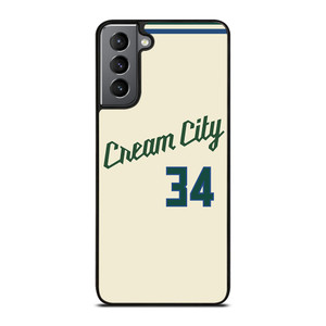 MILAUKEE BUCKS CREAM CITY NBA KIT Samsung Galaxy S21 Plus Case Cover