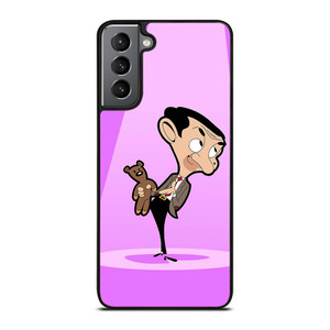 MR BEAN AND TEDDY BEAR CARTOON Samsung Galaxy S21 Plus Case Cover MR BEAN AND TEDDY BEAR CARTOON Samsung Galaxy S21 Plus Case Cover