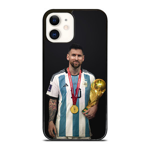 LIONEL MESSI WORLD CUP CHAMPIONS iPhone 12 Case Cover LIONEL MESSI WORLD CUP CHAMPIONS iPhone 12 Case Cover