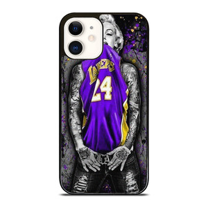 MARILYN MONROE LOS ANGELES LAKERS KOBE BRYANT iPhone 12 Case Cover MARILYN MONROE LOS ANGELES LAKERS KOBE BRYANT iPhone 12 Case Cover