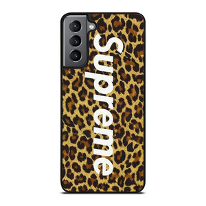 SUPREME LEOPARD SKIN Samsung Galaxy S21 Plus Case Cover SUPREME LEOPARD SKIN Samsung Galaxy S21 Plus Case Cover