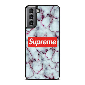 SUPREME MARBLE TEXTURE Samsung Galaxy S21 Plus Case Cover