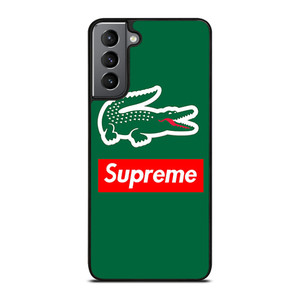 SUPREME X LACOSTE LOGO Samsung Galaxy S21 Plus Case Cover SUPREME X LACOSTE LOGO Samsung Galaxy S21 Plus Case Cover