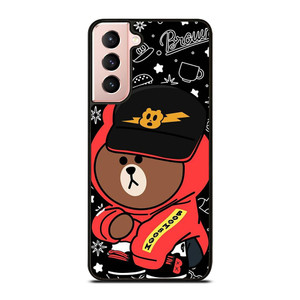 BROWN BEAR BEATS MUSIC 2 Samsung Galaxy S21 Case Cover