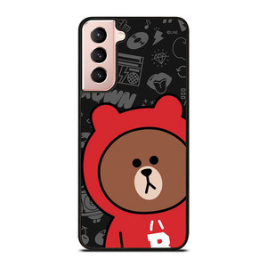 BROWN BEAR BEATS MUSIC Samsung Galaxy S21 Case Cover