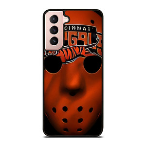 CINCINNATI BENGALS JASON FRIDAY MASK Samsung Galaxy S21 Case Cover