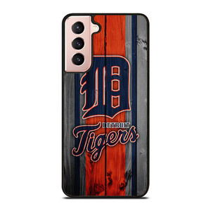 DETROIT TIGERS FOOTBALL WOOD LOGO Samsung Galaxy S21 Case Cover
