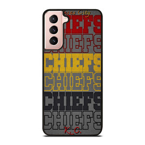 KANSAS CITY CHIEFS METAL SYMBOL Samsung Galaxy S21 Case Cover