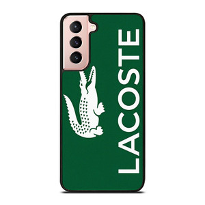 LACOSTE GREEN LOGO Samsung Galaxy S21 Case Cover LACOSTE GREEN LOGO Samsung Galaxy S21 Case Cover