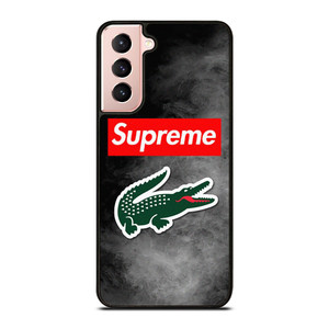 LACOSTE X SUPREME LOGO Samsung Galaxy S21 Case Cover LACOSTE X SUPREME LOGO Samsung Galaxy S21 Case Cover