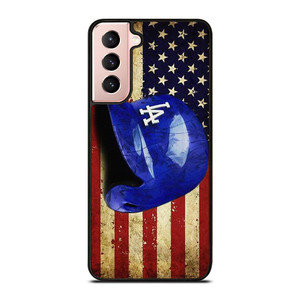 LOS ANGELES DODGERS LA BASEBALL HELMET Samsung Galaxy S21 Case Cover