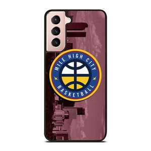 MILE HIGH CITY BASKETBALL BADGE Samsung Galaxy S21 Case Cover MILE HIGH CITY BASKETBALL BADGE Samsung Galaxy S21 Case Cover