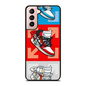 NIKE AIR JORDAN OFF WHITE SNEAKERS VECTOR Samsung Galaxy S21 Case Cover NIKE AIR JORDAN OFF WHITE SNEAKERS VECTOR Samsung Galaxy S21 Case Cover