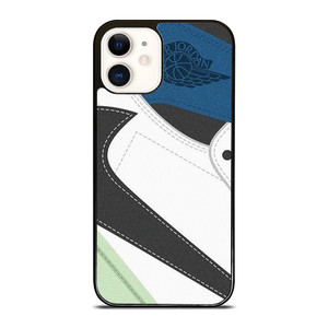 NIKE AIR JORDAN 1 HIGH BLUE iPhone 12 Case Cover NIKE AIR JORDAN 1 HIGH BLUE iPhone 12 Case Cover
