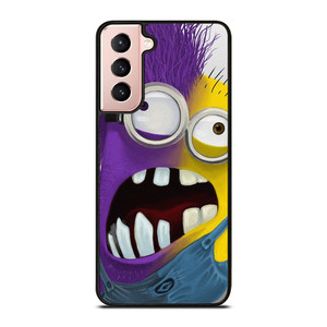 PURPLE HALF MINION CARTOON Samsung Galaxy S21 Case Cover PURPLE HALF MINION CARTOON Samsung Galaxy S21 Case Cover