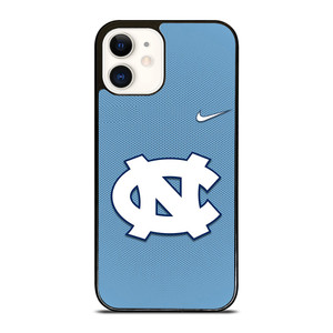 NORTH CAROLINA TAR HEELS NIKE ICON iPhone 12 Case Cover NORTH CAROLINA TAR HEELS NIKE ICON iPhone 12 Case Cover