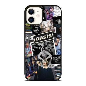 OASIS ROCK BAND COLLAGE  iPhone 12 Case Cover