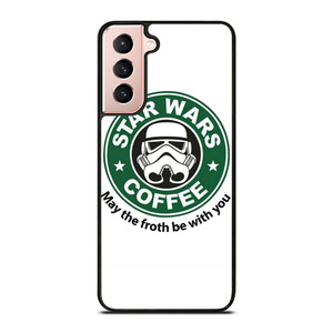 STARBUCKS COFFEE STAR WARS MAY THE FROTH BE WITH YOU Samsung Galaxy S21 Case Cover STARBUCKS COFFEE STAR WARS MAY THE FROTH BE WITH YOU Samsung Galaxy S21 Case Cover