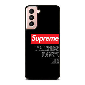 SUPREME STRANGER THINGS FRIENDS DONT LIE Samsung Galaxy S21 Case Cover SUPREME STRANGER THINGS FRIENDS DONT LIE Samsung Galaxy S21 Case Cover