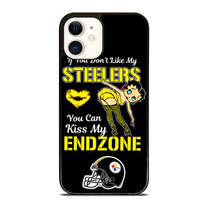 PITTSBURGH STEELERS FOOTBALL BETTY BOOP iPhone 12 Case Cover PITTSBURGH STEELERS FOOTBALL BETTY BOOP iPhone 12 Case Cover