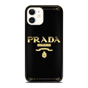 PRADA MILANO GOLD iPhone 12 Case Cover PRADA MILANO GOLD iPhone 12 Case Cover