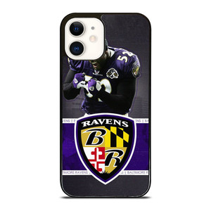 RAY LEWIS BALTIMORE RAVENS LOGO iPhone 12 Case Cover RAY LEWIS BALTIMORE RAVENS LOGO iPhone 12 Case Cover