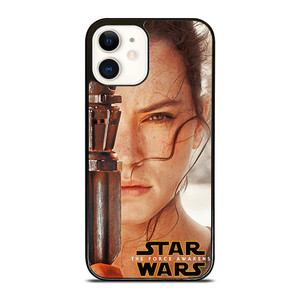 REY STAR WARS THE FORCE AWAKENS iPhone 12 Case Cover REY STAR WARS THE FORCE AWAKENS iPhone 12 Case Cover