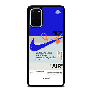NIKE AIR JORDAN 1 OFF WHITE BLUE Samsung Galaxy S20 Plus Case Cover NIKE AIR JORDAN 1 OFF WHITE BLUE Samsung Galaxy S20 Plus Case Cover