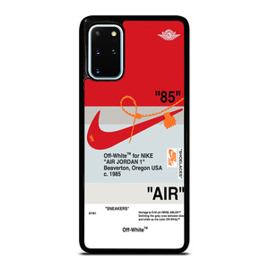 NIKE AIR JORDAN 1 OFF WHITE RED Samsung Galaxy S20 Plus Case Cover NIKE AIR JORDAN 1 OFF WHITE RED Samsung Galaxy S20 Plus Case Cover