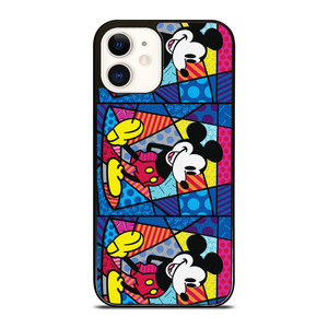 ROMERO BRITTO MICKEY MOUSE COLLAGE iPhone 12 Case Cover ROMERO BRITTO MICKEY MOUSE COLLAGE iPhone 12 Case Cover