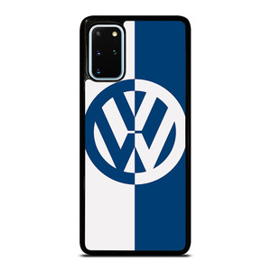 VW VOLKSWAGEN SLICED BLUE LOGO Samsung Galaxy S20 Plus Case Cover