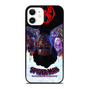 SPIDERMAN ACROSS THE SPIDERVERSE CARTOON iPhone 12 Case Cover SPIDERMAN ACROSS THE SPIDERVERSE CARTOON iPhone 12 Case Cover