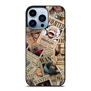 ONE PIECE POSTER WANTED COLLAGE iPhone 13 Pro Max Case Cover