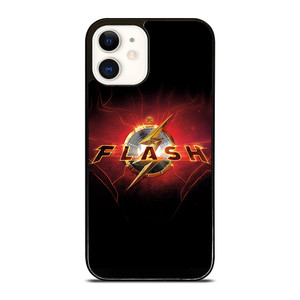 THE FLASH SUPERHERO LOGO iPhone 12 Case Cover THE FLASH SUPERHERO LOGO iPhone 12 Case Cover