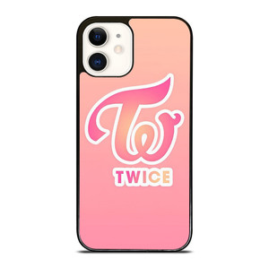 TWICE KPOP LOGO PINK  iPhone 12 Case Cover TWICE KPOP LOGO PINK  iPhone 12 Case Cover