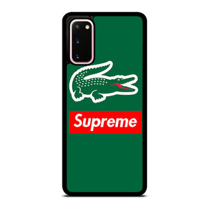 SUPREME X LACOSTE LOGO Samsung Galaxy S20 Case Cover SUPREME X LACOSTE LOGO Samsung Galaxy S20 Case Cover
