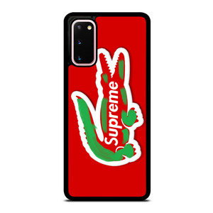 SUPREME X LACOSTE SYMBOL Samsung Galaxy S20 Case Cover SUPREME X LACOSTE SYMBOL Samsung Galaxy S20 Case Cover