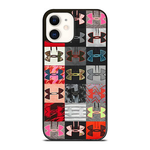 UNDER ARMOUR LOGO COLLAGE  iPhone 12 Case Cover UNDER ARMOUR LOGO COLLAGE  iPhone 12 Case Cover