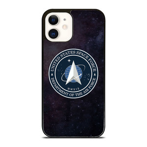 UNITED STATES SPACE FORCE BADGE  iPhone 12 Case Cover UNITED STATES SPACE FORCE BADGE  iPhone 12 Case Cover
