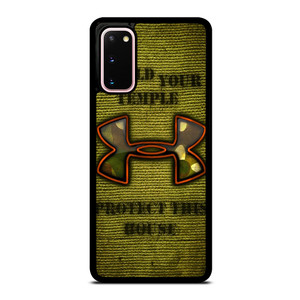 UNDER ARMOUR BUILD YOUR TEMPLE Samsung Galaxy S20 Case Cover UNDER ARMOUR BUILD YOUR TEMPLE Samsung Galaxy S20 Case Cover