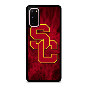 USC TROJANS RED SMOKED LOGO Samsung Galaxy S20 Case Cover USC TROJANS RED SMOKED LOGO Samsung Galaxy S20 Case Cover