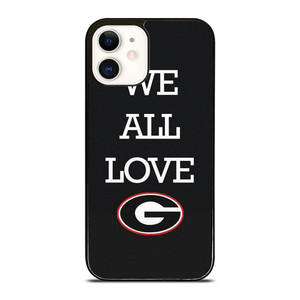 WE ALL LOVE GEORGIA BULLDOGS FOOTBALL  iPhone 12 Case Cover WE ALL LOVE GEORGIA BULLDOGS FOOTBALL  iPhone 12 Case Cover