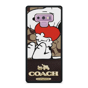 COACH NEW YORK SNOOPY Samsung Galaxy Note 9 Case Cover