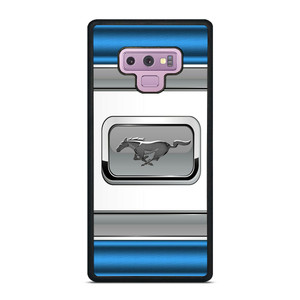 FORD MUSTANG BLUE METAL EMBLEM Samsung Galaxy Note 9 Case Cover FORD MUSTANG BLUE METAL EMBLEM Samsung Galaxy Note 9 Case Cover