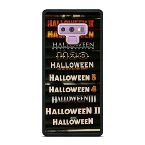 HALLOWEEN MOVIE BLU RAY COLLECTION Samsung Galaxy Note 9 Case Cover HALLOWEEN MOVIE BLU RAY COLLECTION Samsung Galaxy Note 9 Case Cover