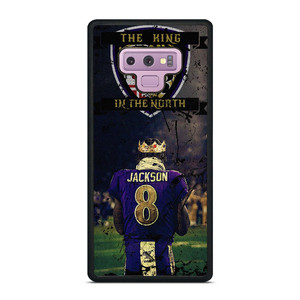 LAMAR JACKSON KING OF THE NORTH Samsung Galaxy Note 9 Case Cover